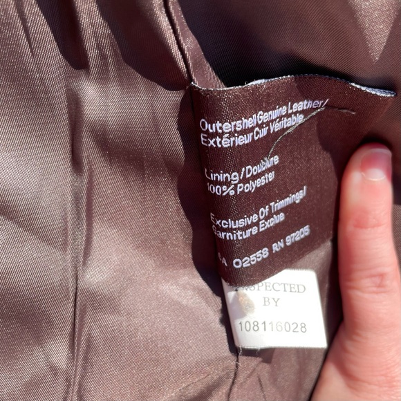 Danier Leather Jacket - Brown - Picture 4 of 5